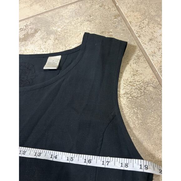 Vintage Pussers West Indies Maxi Floral Embroidered Silk Dress Island Resort L - Picture 8 of 10